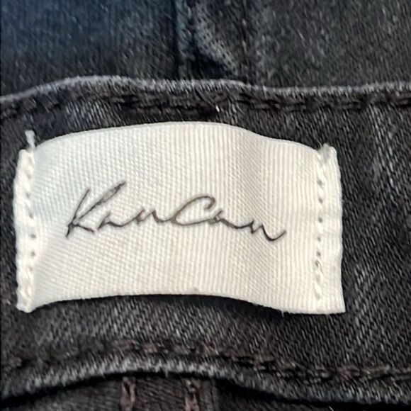 KanCan Jeans 22W Black Distressed at raw hem - Picture 9 of 12